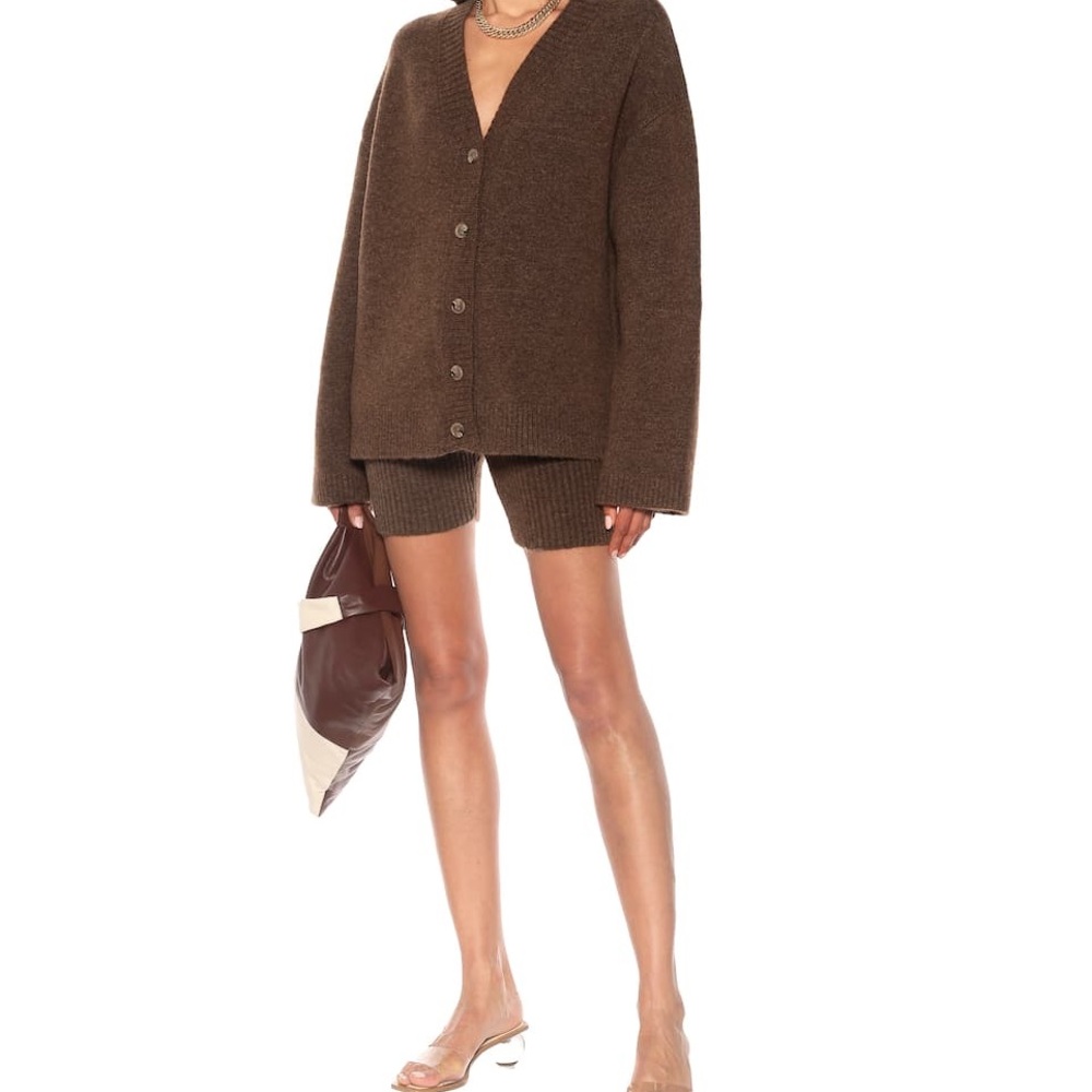Nanushka Brown Eder Knit Cardigan M NWT